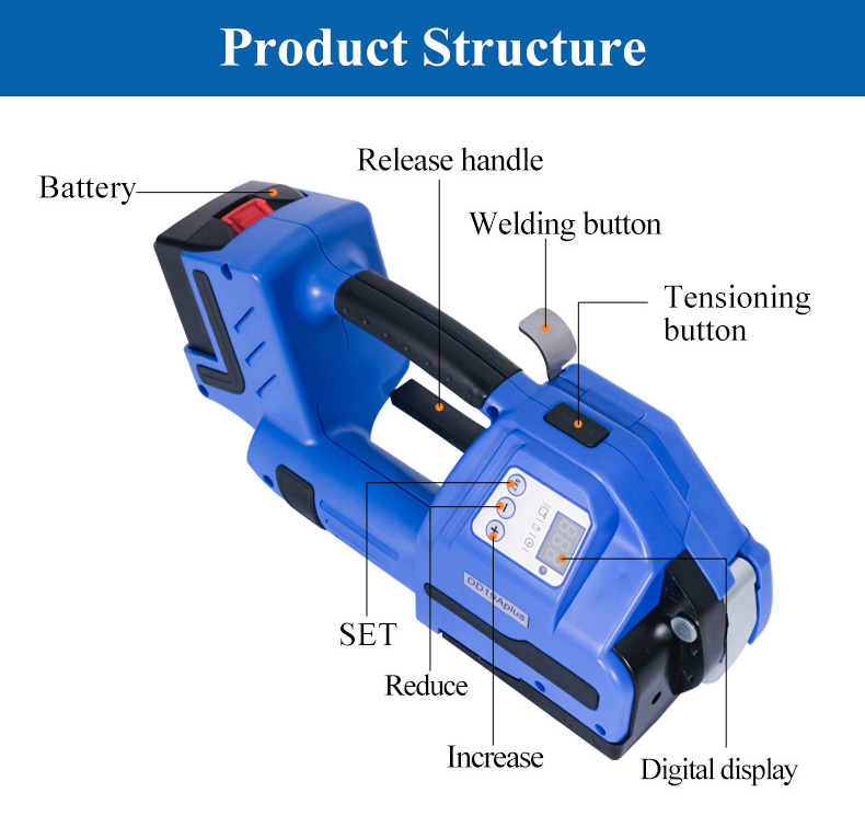 Power Tools Electrical - PP 밴드 결속 도구, 배터리로 작동하는