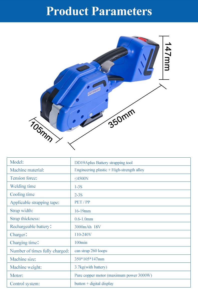PP 밴드 결속 도구, 배터리로 작동하는 휴대용 전기  - Power Tools Electrical 리뷰 및 가격