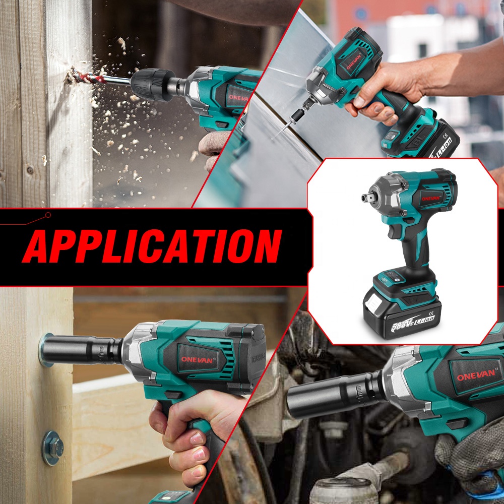 1200N.m 토크 브러시리스 전기 임팩트 렌치 1/2 - Power Tools Electrical 리뷰 및 가격