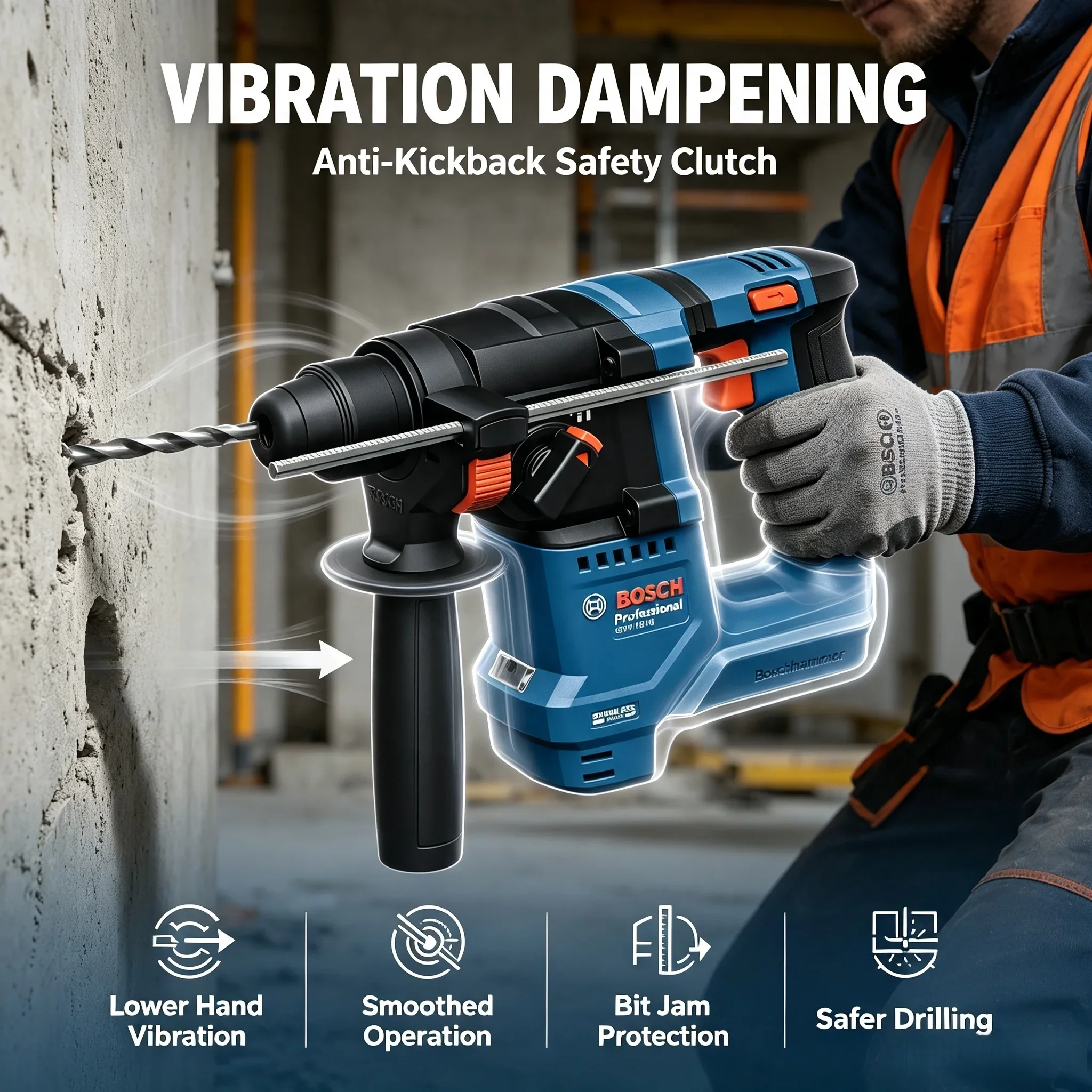 보쉬 GBH 18V-18 무선 회전 해머, 1.5J S - Power Tools Professional 리뷰 및 가격